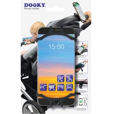 Dooky Phone holder black puhelimen pidike 
