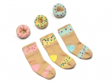 *Donut Socks Tutti Frutti 3 pr