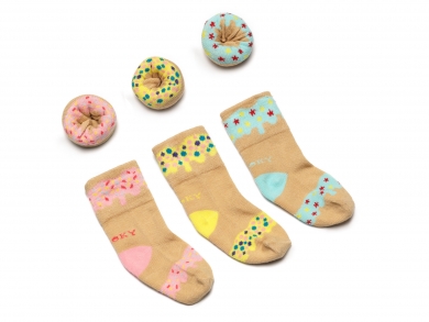*Donut Socks Tutti Frutti 3 pr