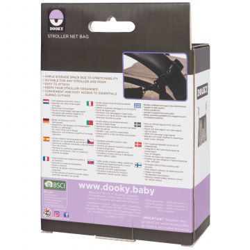 DOOKY Stroller Net Bag Verkkokassi