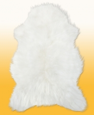 *HEITMANN FELLE Lampaantalja, Pitkäkarvainen n. 100 cm Luonnonvalkoinen