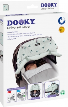 Dooky Universal Cover Origami Grey Jade