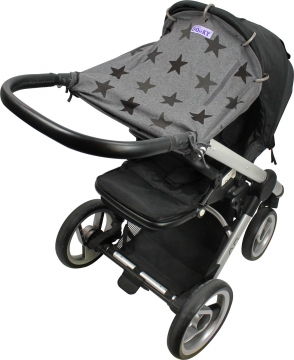 Dooky Universal Cover Grey Stars