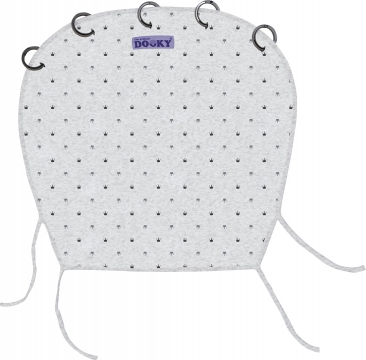 Dooky Universal Cover Light Grey Crowns