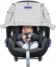 Dooky Universal Cover Light Grey Crowns