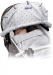 Dooky Universal Cover Light Grey Crowns