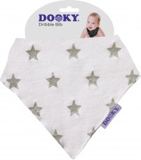 *Dooky Dribble Bib Silver Star