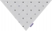 *Dooky Dribble Bib Light Grey Crowns