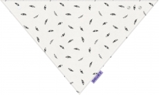 *Dooky Dribble Bib Black Feathers