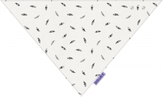 *Dooky Dribble Bib Black Feathers