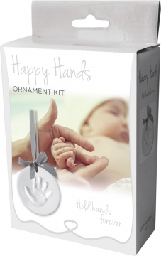 Happy Hands Ornament Kit Silver Ribbon