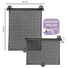 DOOKY Car Roller Sunshades Rullaverhot autoon 2 kpl