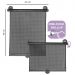 DOOKY Car Roller Sunshades Rullaverhot autoon 2 kpl