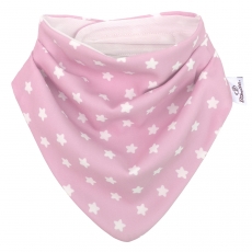 BIBETTA Baby Dribble Bib kaulalappu Pink Star