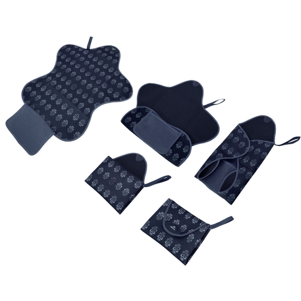BIBETTA Luxury Neoprene Star Matkahoitoalusta Musta Lapsekas