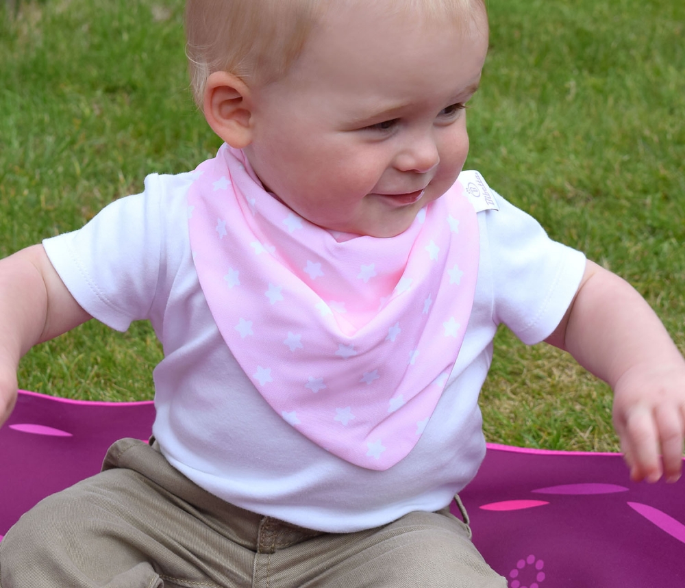 bibetta-baby-dribble-bib-kaulalappu-pink-star-lapsekas