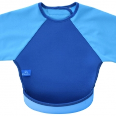 BIBETTA Ultrabib Hihallinen Ruokakalappu Denim Blue/Blue