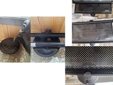 DOOKY Car Roller Sunshades Rullaverhot autoon 2 kpl