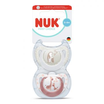 NUK First Choice Silikoni 0-6 kk HUVITUTIT