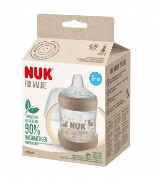 *NUK for Nature Temp Control Learner Bottle Nokkapullo 6 kk+ 150ml  