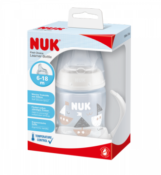 NUK FC Temp Control Learner Bottle Nokkapullo 6-18 kk 150ml 