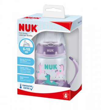 NUK FC Temp Control Learner Bottle Nokkapullo 6-18 kk 150ml 