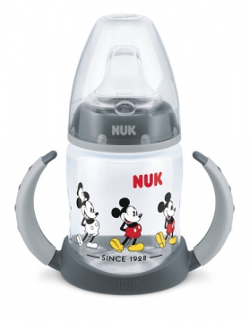 *NUK First Choice Mickey Nokkapullo harmaa 150 ml  