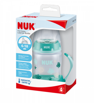 NUK FC Temp Control Learner Bottle Nokkapullo 6-18 kk 150ml 