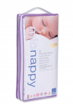 *BAMBINO MIO MioNappy Puuvillavaipat <7kg, 8kpl/pak