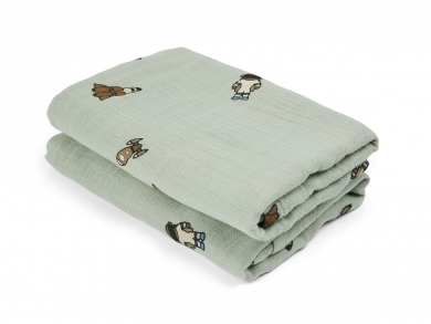 nuuroo Harsoliinat 2 kpl Bao light green-space 60x60 cm