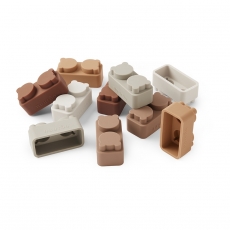 *nuuroo Palikat Pile 10 kpl brown mix