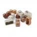 *nuuroo Palikat Pile 10 kpl brown mix