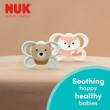 NUK Perfect Match Air Silikoni 0-6 kk HUVITUTIT