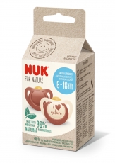NUK for Nature latex Huvitutit 6-18kk 2kpl 