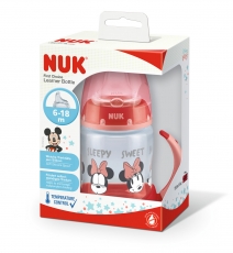 NUK First Choice Minnie PUN Temp Control Nokkapullo 150 ml 