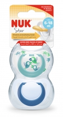 NUK Star Latex Huvitutit 6-18 kk 2kpl/pkt 