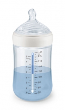 *NUK Nature Sense PP Temp Control Tuttipullo 260 ml Valkoinen 