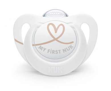 *NUK Star Silikoni Huvitutit 0-2kk, 2kpl/pkt 