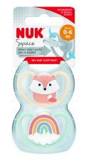 NUK Space Silikoni 0-6kk Huvitutit 