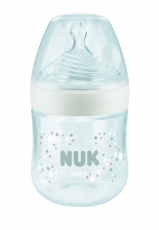 *NUK Nature Sense PP Temp Control Tuttipullo 150ml Valkoinen 