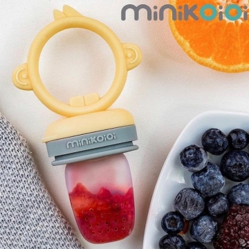 MINIKOIOI Pulps yellow/grey Maistelututti  