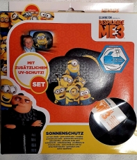 HiTS4KiDS MESH Aurinkosuojat Autoon MINIONS (Itse Ilkimys 3)