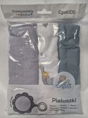 EGAKids Harsoliinat 100% puuvillaa 60x80 cm 3 kpl 2189