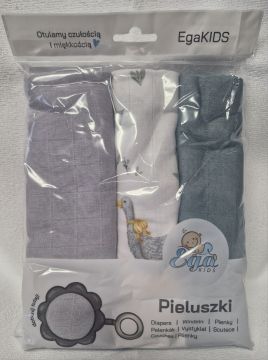 EGAKids Harsoliinat 100% puuvillaa 60x80 cm 3 kpl 2189