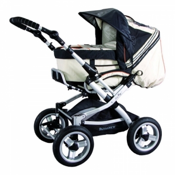 SUNNY BABY 2-in-1 VARIO Aurinkokatos Hyönteisverkolla VIININPUNAINEN